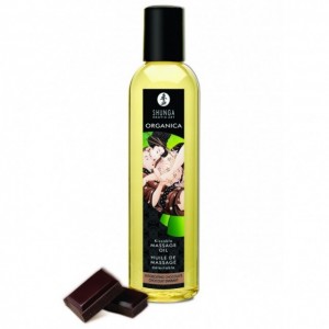 Масло для массажа Shunga Organica Intoxicating Chocolate, натуральное, возбуждающее, с ароматом шоколада, 250 мл