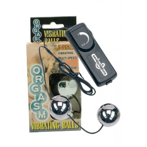 Виброшарики серебряные Orgasm Vibrating Balls