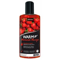 Разогревающее массажное масло WARMup со вкусом клубники съедобное 150 мл