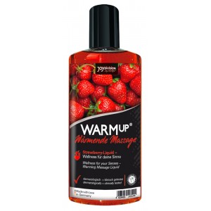 Разогревающее массажное масло WARMup со вкусом клубники съедобное 150 мл