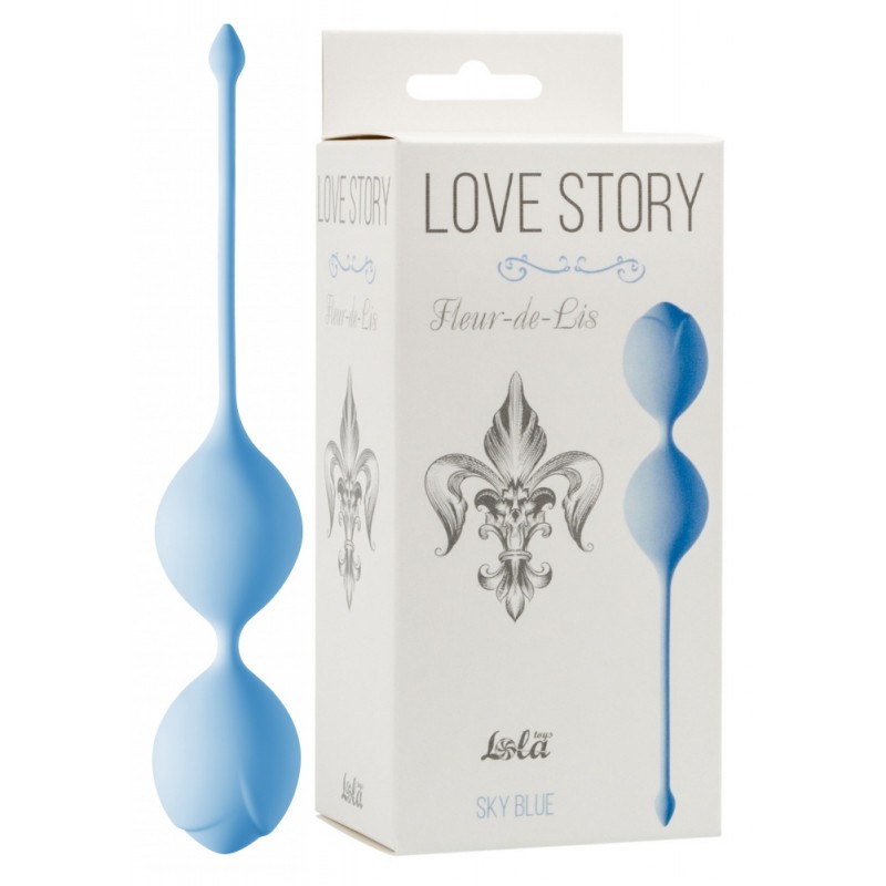 Вагинальные шарики Love Story Fleur-de-lisa Sky Blue