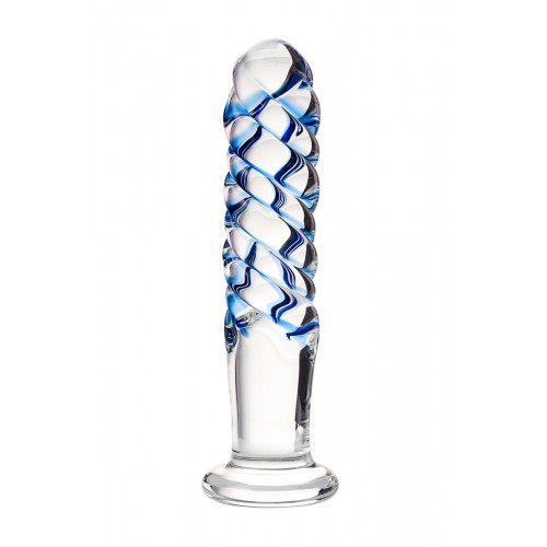 Анальная втулка Sexus Glass, стекло, прозрачная, 16 см, Ø 3 см