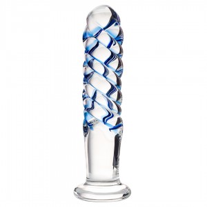 Анальная втулка Sexus Glass, стекло, прозрачная, 16 см, Ø 3 см