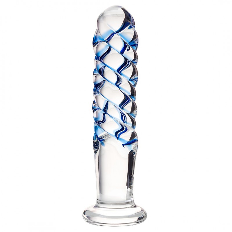 Анальная втулка Sexus Glass, стекло, прозрачная, 16 см, Ø 3 см