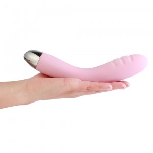 Розовый вибратор Svakom Betty для точки G (иной угол)
