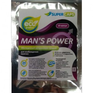 Возбуждающее средство Mans power Lcarnitin 10 капсул
