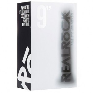 Реалистичный вибратор Realistic Cook 9 in Black (иной угол)