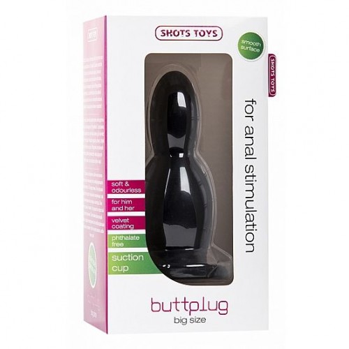 Анальная пробка Butt plug big black