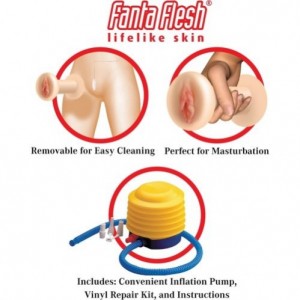 Кукла блондинка для секса с вибрацией 3D Face Love Doll (иной угол)