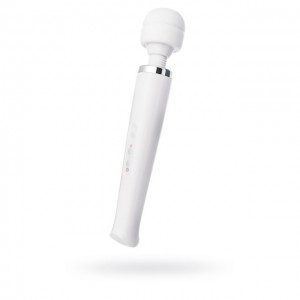 Вибромассажер Erotist Super massager, 8 режимов вибрации, беспроводной, силикон, белый, 32 см