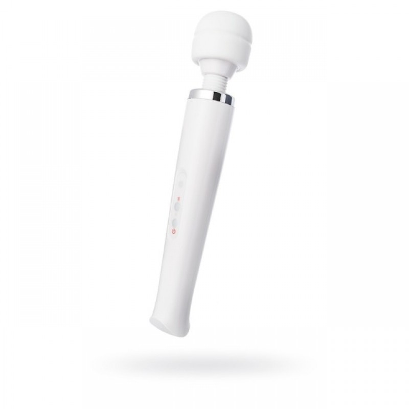 Вибромассажер Erotist Super massager, 8 режимов вибрации, беспроводной, силикон, белый, 32 см