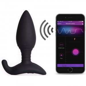 Анальная пробка Lovense Hush диаметр 3,8 см c управлением от смартфона и возможностью подключения к веб-чату Анальная пробка Lovense Hush диаметр 3,8 см c управлением от смартфона и возможностью подключения к веб-чату (иной угол)