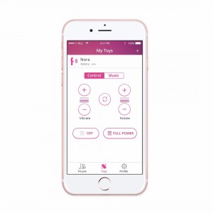 Вибратор Lovense Nora с возможностью имитации секса на расстоянии (иной угол)