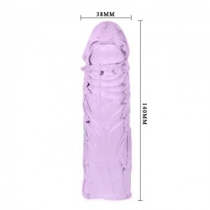 Насадка на пенис розовая Penis Sleeve (иной угол)