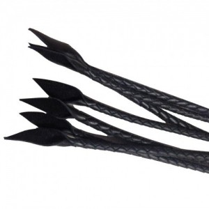 Кожаная плеть семихвостка с бахромой Handmade (иной угол)