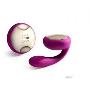 Lelo Вращающийся вибромассажер Ida для пар с дистанционным управлением Deep Rose