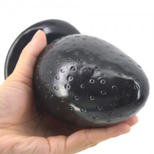 Анальный пробка Клубничка с присоской (иной угол)