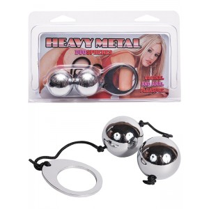 Тяжелые металлические вагинальные шарики (иной угол)