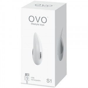 Клиторальный стимулятор перезаряжаемый белый (иной угол)