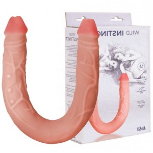 Двусторонний фаллоимитатор Wild Instinct