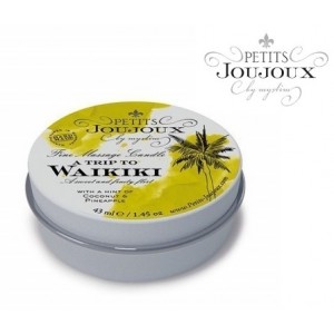Массажная свеча Petits Joujoux Waikiki Beach Refill ананас и кокос  33 гр