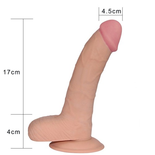 Реалистичный фаллос The Ultra Soft Dude 22,5 см