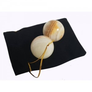 Шарики массажные оникс 3,6 см (иной угол)