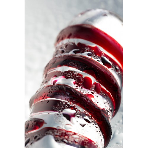 Двусторонний фаллоимитатор Sexus Glass, Стекло, Прозрачный, 18,5см