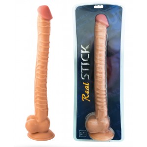 Реалистичный фаллоимитатор TOYFA RealStick Nude, PVC, телесный, 40 см