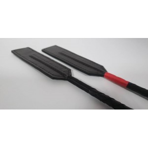 Эксклюзивный кожаный cтек с большим плоским шлепком 70 см (иной угол)