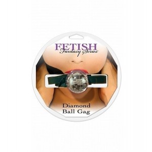 Кляп прозрачный Diamond ball gag  Кляп прозрачный Diamond ball gag  (иной угол)