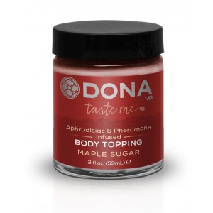 Карамель для тела с феромонами и афродизиаками Dona Body Topping Maple Sugar