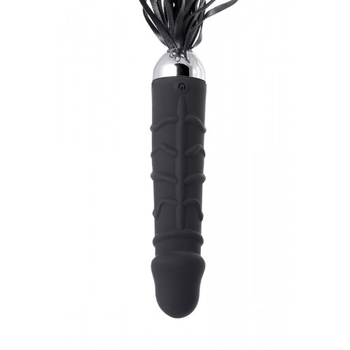 Нереалистичный вибратор Black & Red by TOYFA, 6 режимов вибрации, силикон, чёрный, 16 см, Ø 3,5 см