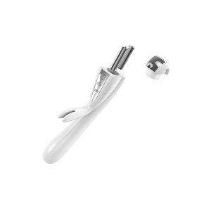 Вибратор rabbit белый (иной угол)