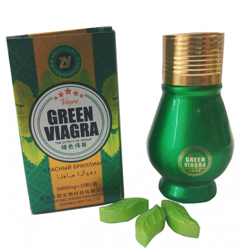 Натуральная зеленая виагра Green Viagra 10 таблеток