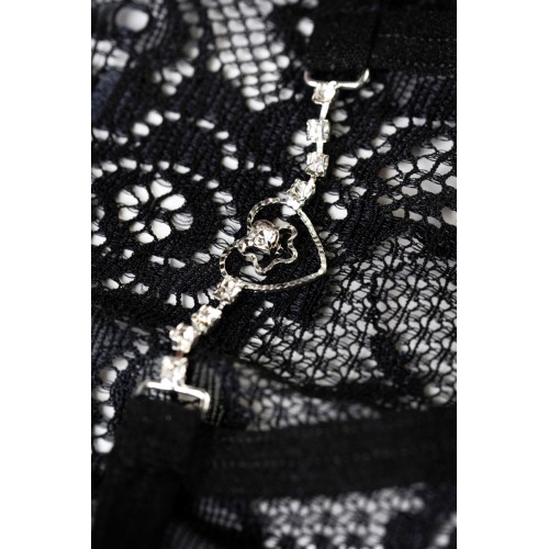 Трусики со стразами Joli Lillian, черный, OS