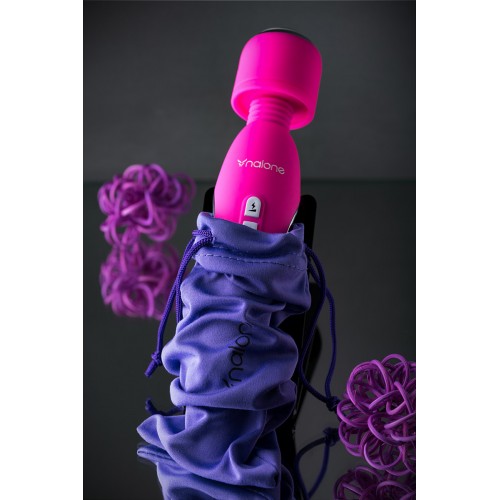 Вибратор Nalone Electro, с электростимуляцией, силиконовый, розовый, 21,5см
