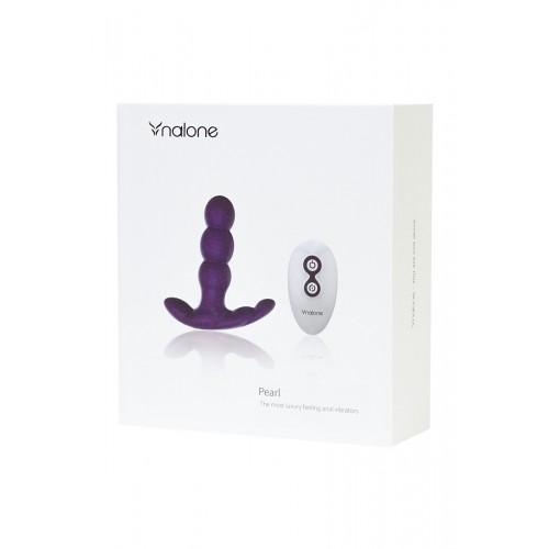 Вибратор анальный Nalone Pearl, силикон, фиолетовый, 12,5см
