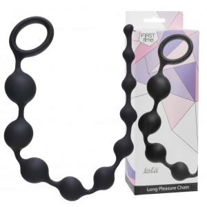 Анальная цепочка Long Pleasure Chain Black