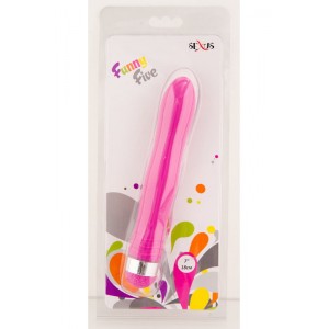 Классический фиолетовый вибратор Sexus Funny Five (иной угол)