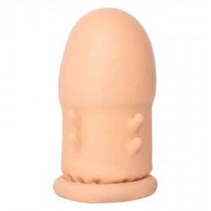 Насадка ToyFa XLover Increase+, для увеличения размера, с усиками, латекс, телесный, 6 см
