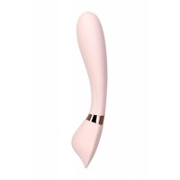 Нереалистичный вибратор Sinjoys CAT Coco, силикон, розовый, 21,3 см