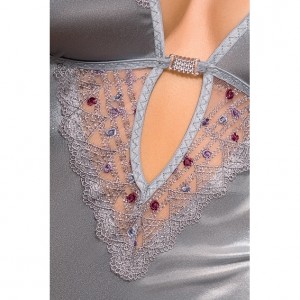 Серебристое платье Cheli XXL/XXXL (иной угол)