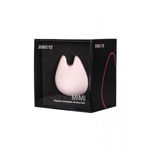 Вибромассажер Sinjoys CAT Mimi, силикон, розовый, 7 см