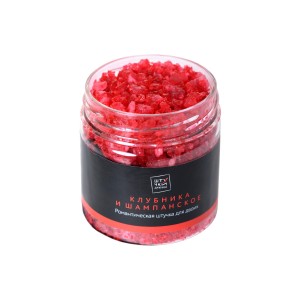 Соль для ванны Штучки-Дрючки Клубника и Шампанское 200 г. (иной угол)