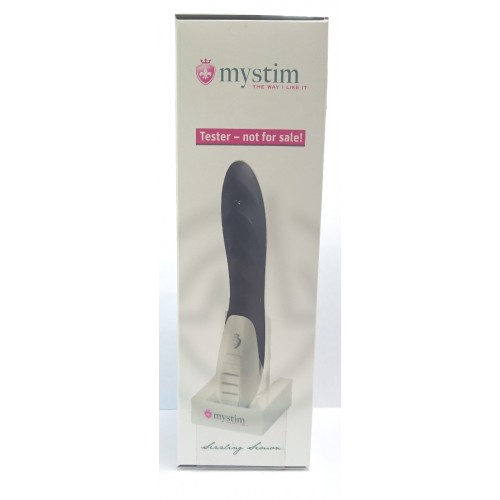 Вибратор с электростимуляцией Mystim Sizzling Simon Black Edition, тестер