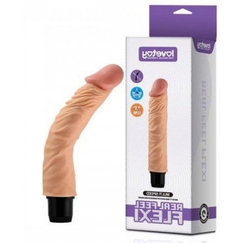 Гнущийся вибратор Real Feel Flexi 19,5 см