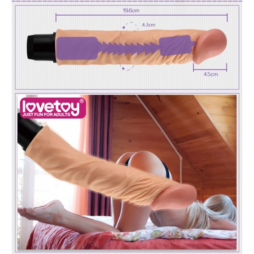 Гнущийся вибратор Real Feel Flexi 19,5 см
