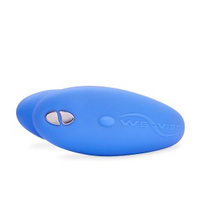 We-Vibe Match Вибромассажер голубой для пар с дистанционным пультом, без коробки (иной угол)