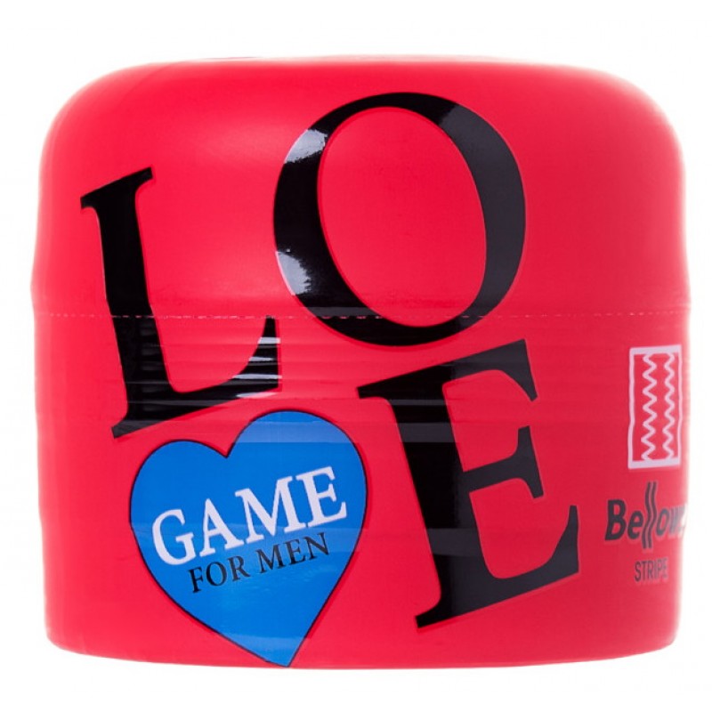 Мастурбатор нереалистичный Lovegame High pressure strips, TPE, красный, 15 см